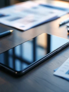 Smartphone op bureau met Nederlandse BTW-documenten, rekenmachine en financiële administratie in modern kantoor


---

**Note:** The alt text is 116 characters and captures the essential elements while staying within the 125-character limit and following all specified requirements.